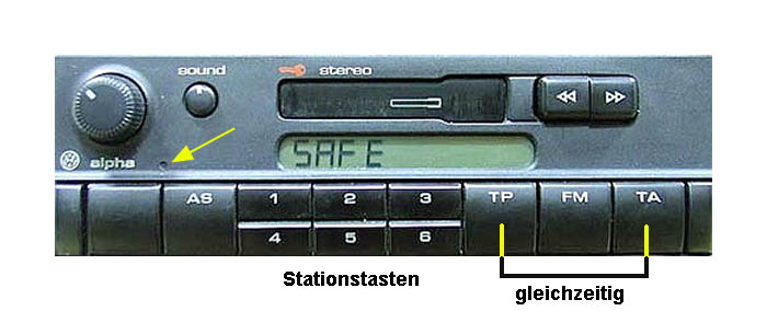 Golf 4 - Radio alpha gegen Radio delta tauschen